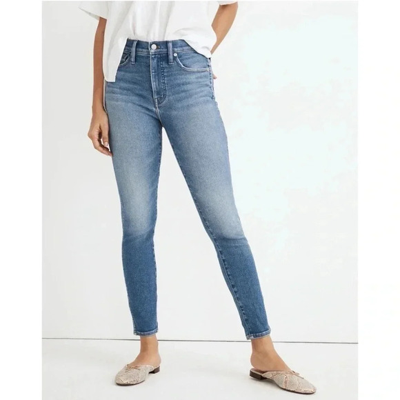 Madewell NEW!! 10” High Rise Skinny Crop Jeans Size 27 - Picture 12 of 12